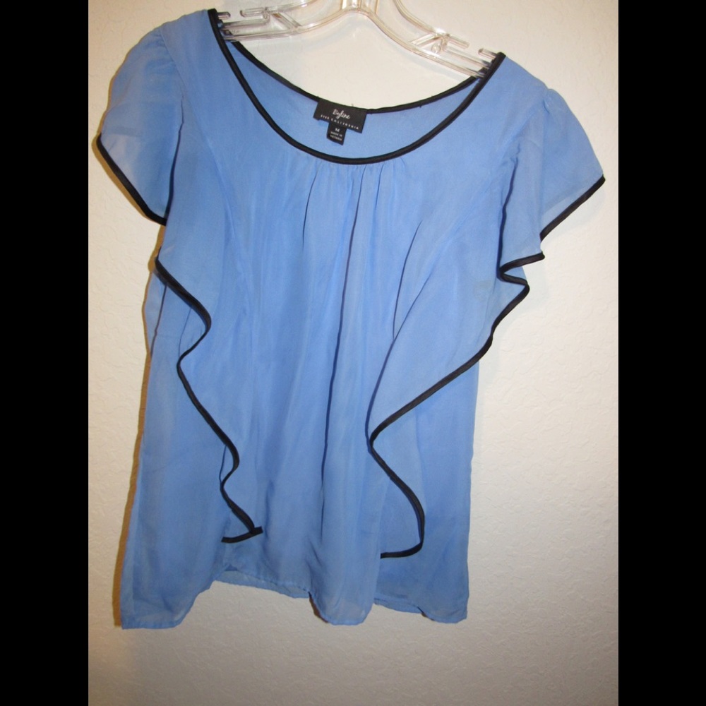 Sheer Blue Blouse